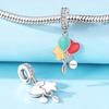 Copper Colorful Balloon Pendants Bracelet Charms Fit Women Jewelry Party Decorate Beads Diy Fine Gifts Accessory
