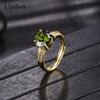 Lindon Classic Copper Alloy Zircon Ring Ladies Jewelry Wedding Promise Party Gift
