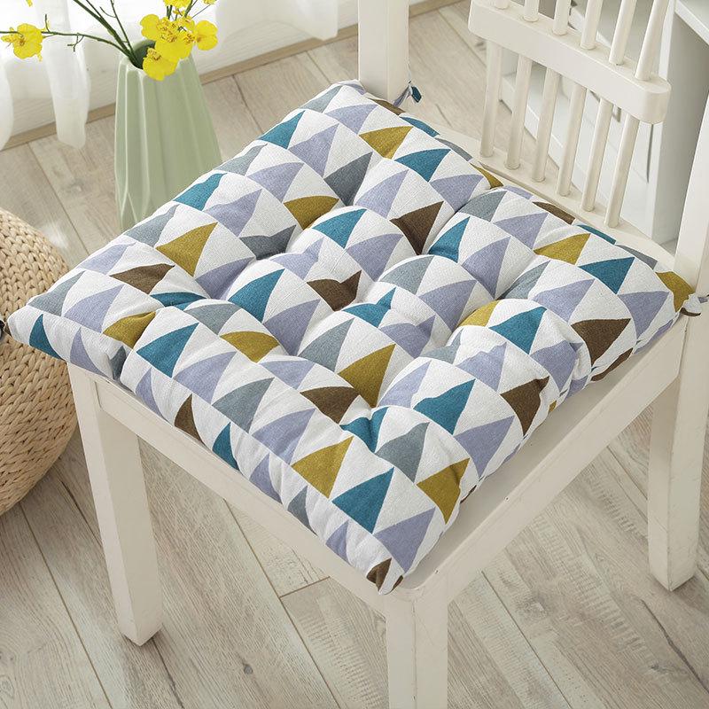 

Square Linen Tatami Seat Cushion for Dining, Office, or Children’s Chairs 30*30 cm Thick Linen Square