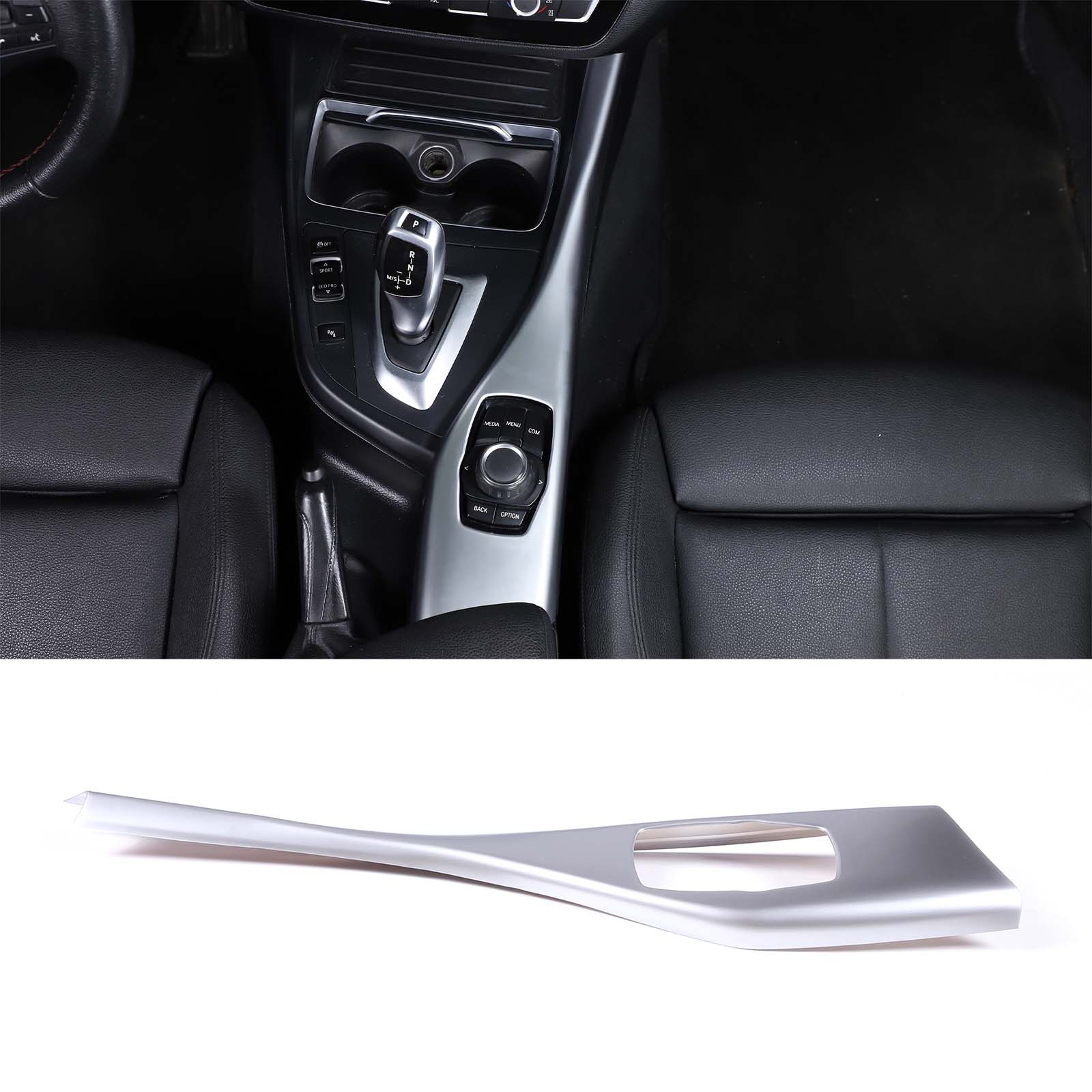 

For BMW 1 2 Series F20 F21 F22 F23 116I 118I 2012-2019 ABS Carbon Fiber Multimedia Button Panel Cover Sticker Car Accessories