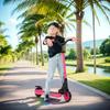 Folding Electric Scooter, Ages 6+, 120W Motor, 6 Km Range, Max Speed 10 Km/h, 5-5.5" Wheels, Pink