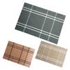 Prostírání na stůl Plaid Print Table Mat Omyvatelná tepelně odolná prostírání odolná vůči teplu