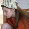 Slowslowly No.51 / Lily Hair Bandana (Lily Crochet Knit Hair Bandana)