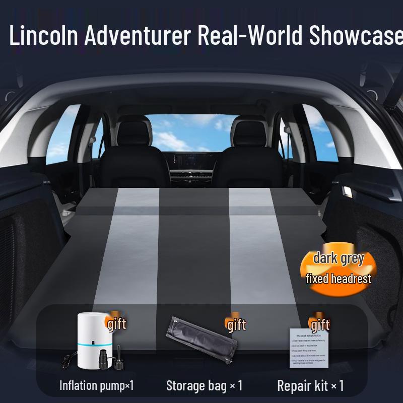 Lincoln Adventure Inflatable Trunk Mattress: Rear Seat Air Cushion Sleeping Pad