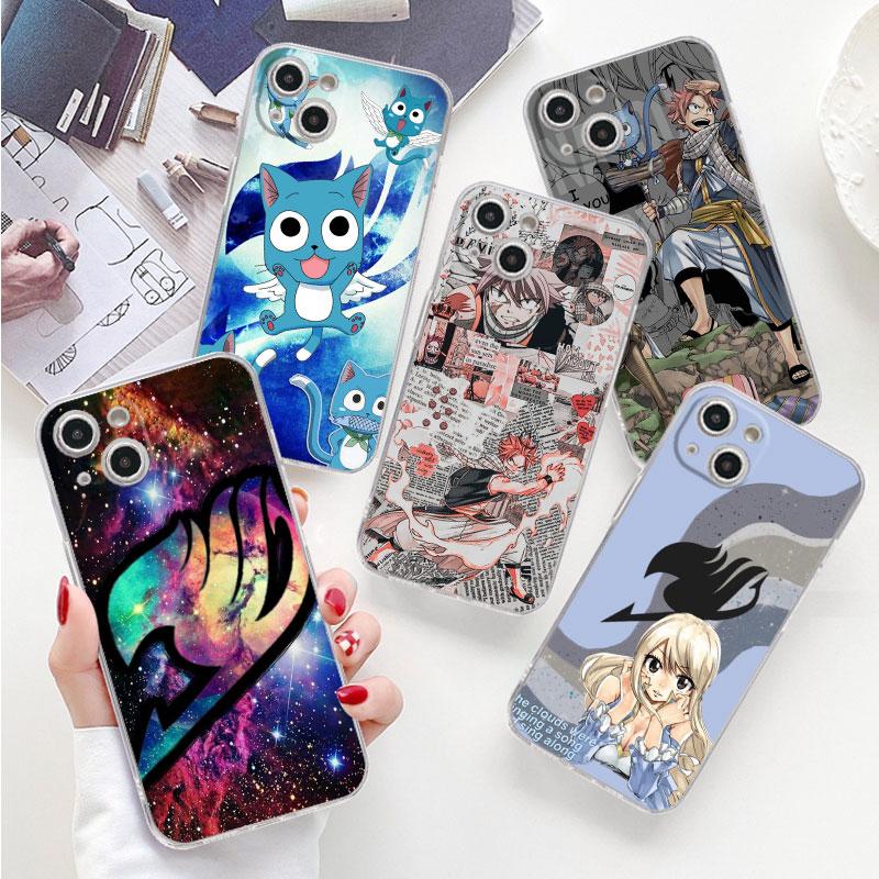

Чехол для телефона с изображением аниме «Хвост феи» для Apple iPhone XR 14 Plus 11 Pro 8 7 6S 13 Mini SE 12 Pro Max X XS 14 12Pro, мягкий чехол