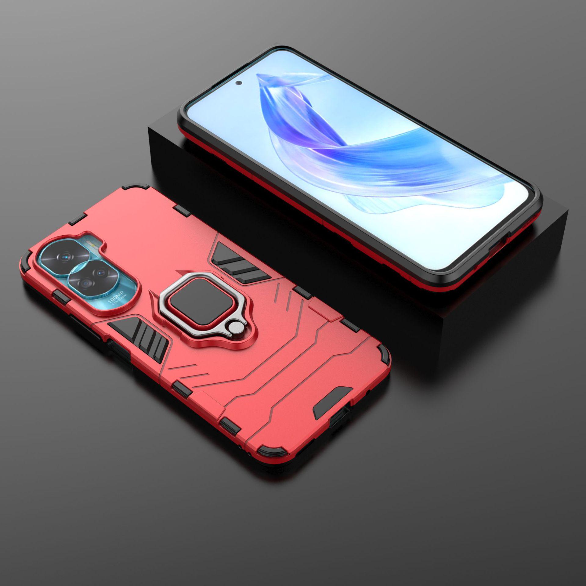 

Honor 200 Pro Black Panther Phone Case: 80SE Bracket, Drop-proof, Full Coverage Protection. Honor 70 5G красный