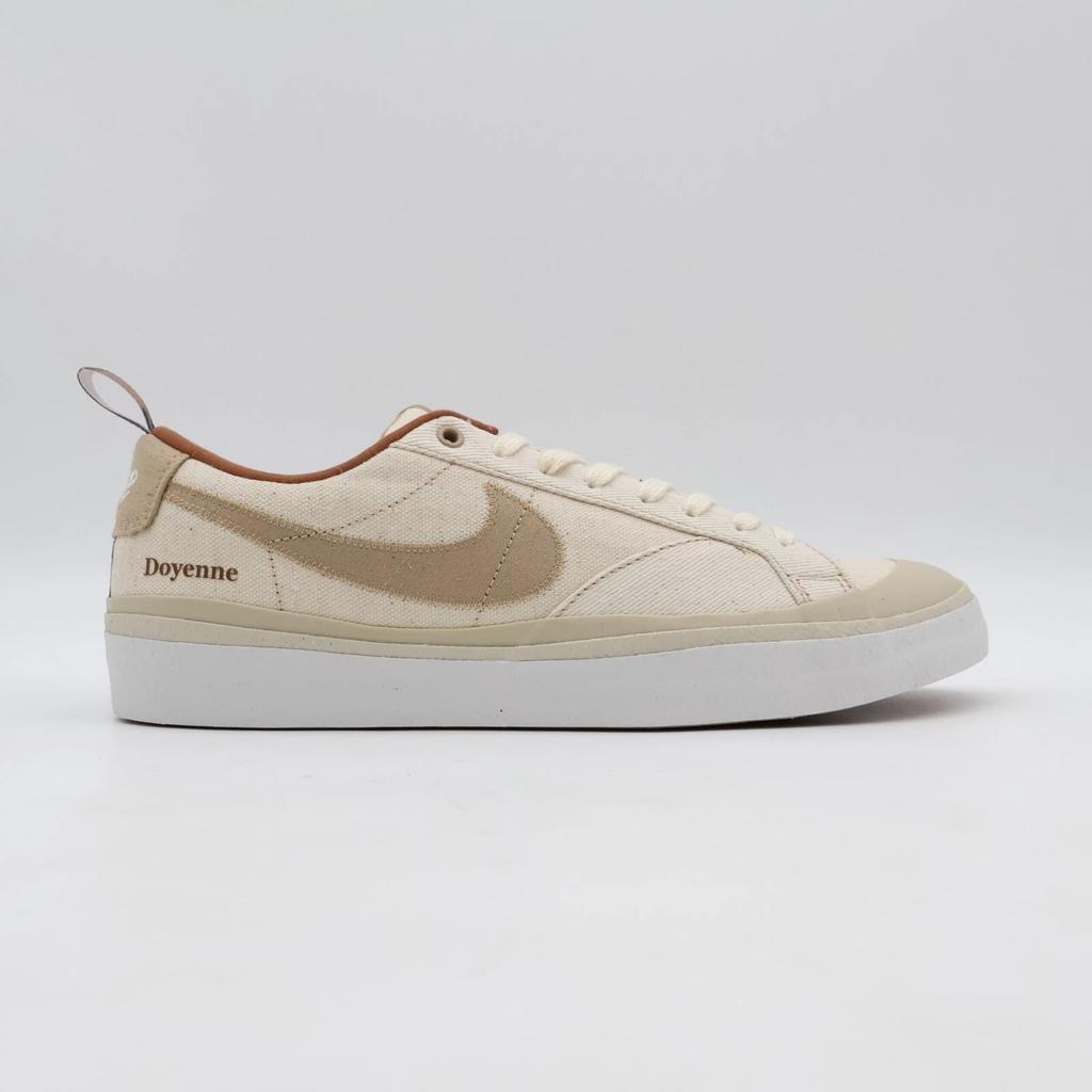 DZ3406-100 Doyenne × Nike SB Blazer Low Coconut Milk and Rattan Sail Brown Beige