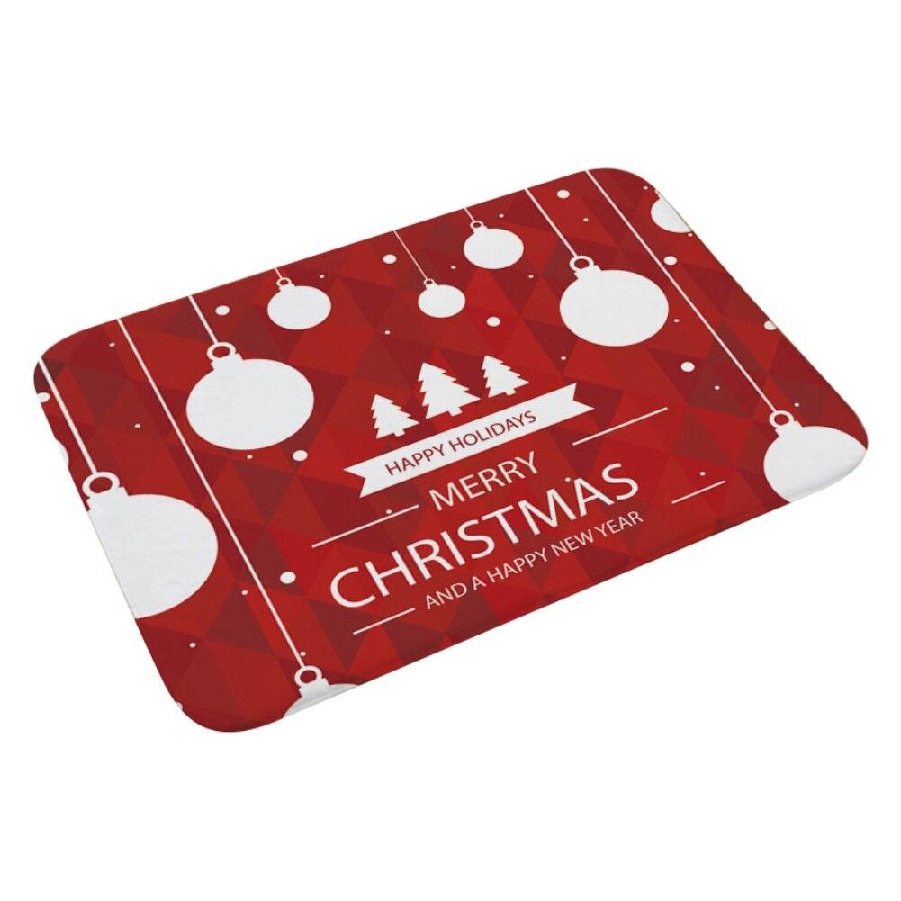 Рождественский коврик 15.75x23.62 Дюйма Коврики для ванны Праздник Приветственный дверной коврик 40*60cm