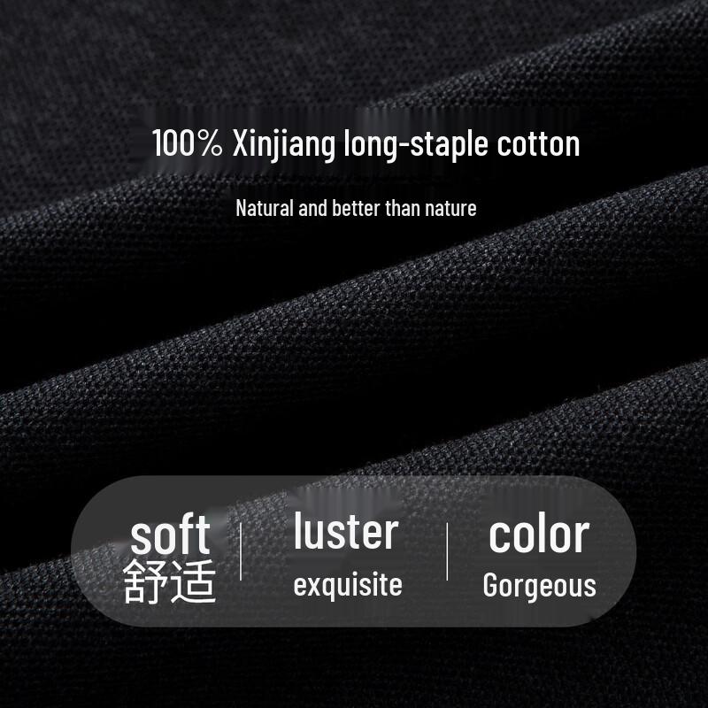 MONTAGUT Men's Autumn/Winter 100% Cotton Pique Long-Sleeve Polo Shirt