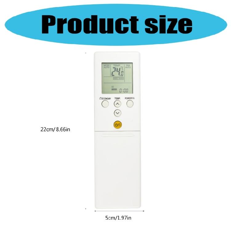 Professional Air Conditioner Remote 10m Effective Ranges Intuitive Operation Panel for ASUG12LZBS ASUG15LZBS Repair
