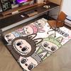 Custom Labubu Mat Personalized Name, Polyester Washable Indoor Entryway Rug, Gift for Christmas, Easter, Thanksgiving Day