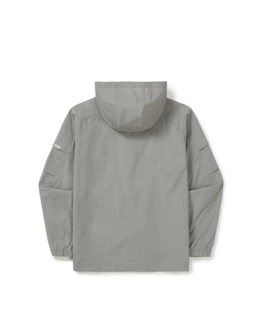 Snowpeak Apparel Root Sleeve Pocket Windbreaker (S26Mmrwb62) Fog Gray