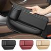 Multifunction Car Seat Gap Leak-proof Storage Bag PU Leather Seat Slot Organizer BoxFor Car Seat Gap Filler With Cup Holder