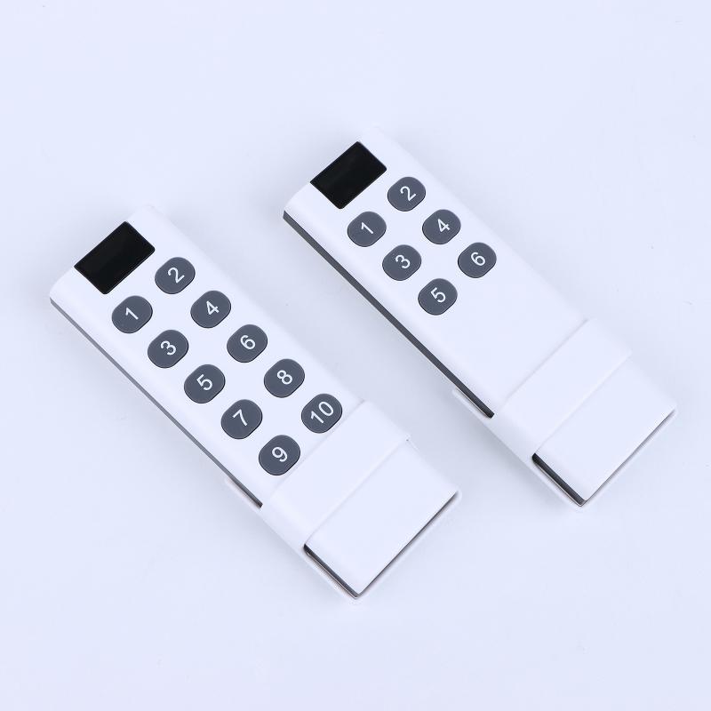 433Mhz Wireless Learning Code Digital Remote Control Transmitter For Long Distance Wireless Remote Control With 4/6/8/10 Key