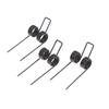 3Pcs Wire 1.2x11mm Black Plated Steel Double Torsion Spring Sturdy Replacement for Industrial Equipment Maintenance