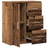 Sideboard Reclaimed Wood 60 X 31 X 70 Cm Engineered Wood