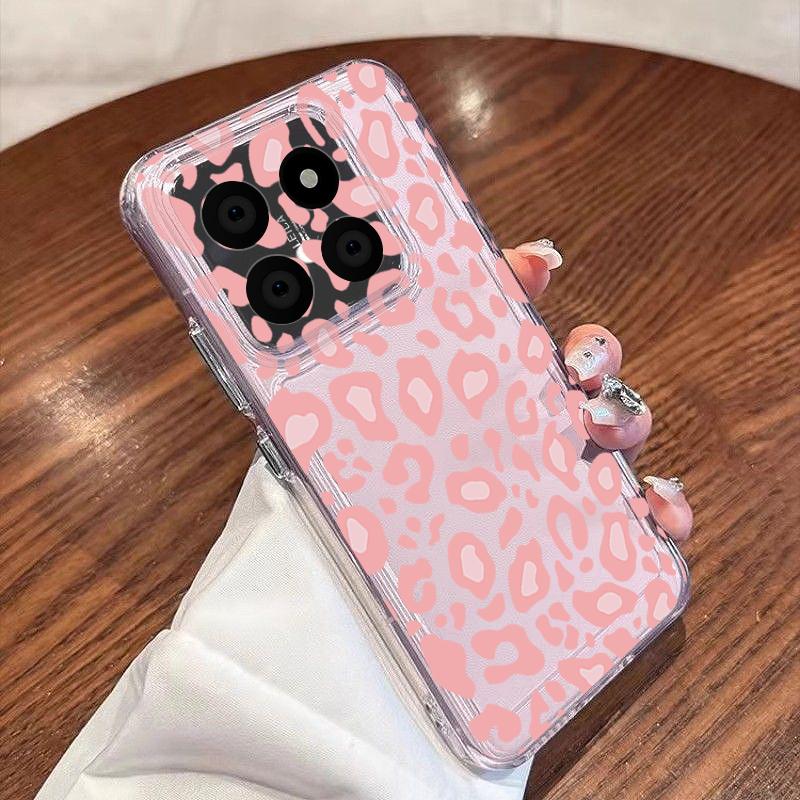 Leopard Print Phone Case For Xiaomi Redmi Note 15 Pro 4G Funda Redmi Note 14 13 Pro 5G Clear TPU Silicone Soft Cover