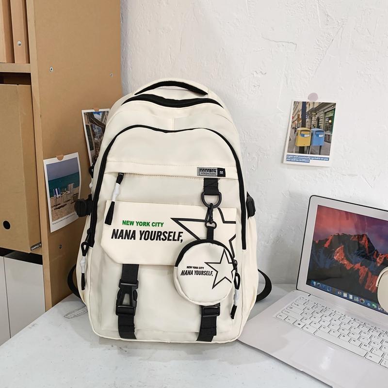 Pánský cestovní batoh Student Schoolbag Campus Style Batoh pro ženy