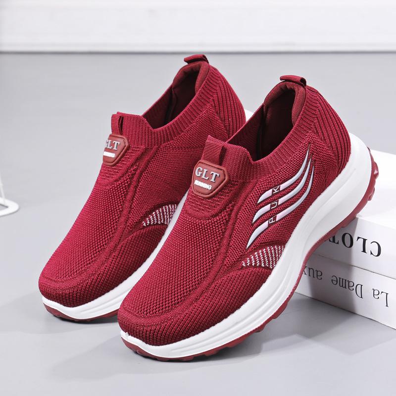 Mode 2024 Frühling und Herbst Neue Mesh Atmungsaktive Schuhe für Männer und Frauen, Bequem, Freizeit, Sport, Laufen Einzelschuhe, One Step