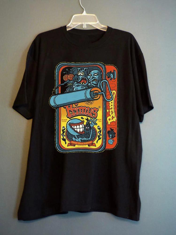 Primus Band Tour 2024 Black Short Sleeve T Shirt  Unisex T-Shirt S
