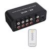 Audio Switch 1 In 4 Out DC 12V RCA Signal Selector Audio Splitter with Remote Control