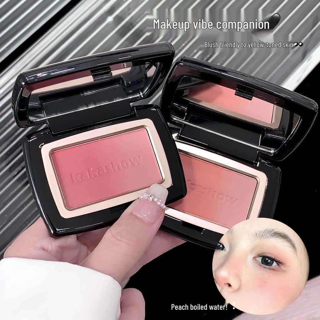 Kakashow Korean Style Gradient Blush: Fine Shimmer, Delicate Pigment, Natural Beauty Rouge.