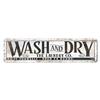 Retro Laundry Room Sign Distressed Metal Wall Art Sign Rectangular Decorative Sign for Home Game Room Decor