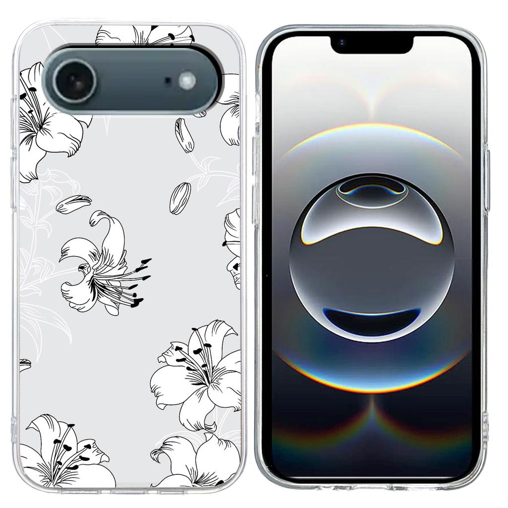 Pro iPhone 17 Air Pouzdro Měkké TPU Vzorový Tisk Kryt na Telefon