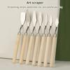 7Pcs/Set Oil Painting Mixing Knife Scraper Art Tools Stainless Steel Oil Painting Knives Artist Crafts Spatula Palette Knife