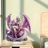 Artistic 2D Flat Dragon Beauty Woman Acrylic Statue Nontoxic Decorative Piece Ornament For Living Room Office Desktop
