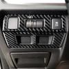 Real Carbon Fiber Car Accessories Headlight Switch Panel Cover Soft Sticker For Subaru Impreza 2012-2016 XV Crosstrek 2013-2017