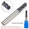 Solid Carbide Milling Cutter for Steel Stainless Steel and Copper Materials