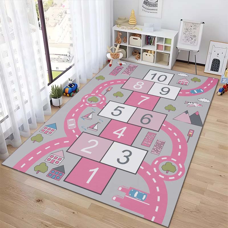 2026 Children s Educational and Creative Game Play Mat, Suitable for Boys and Girls, Sofa Door Mats, Home Decor, Living Room and 60x90cm