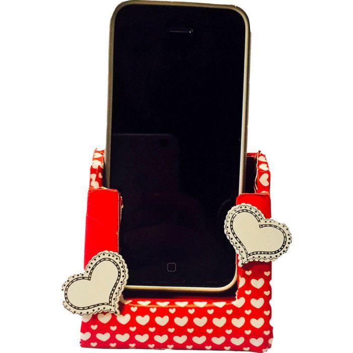 Porte Téléphone en bois 8 cm