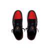 Jordan Air Jordan 1 Sunset C Abrasion Resistant Low top Vintage Basketball Shoes Unisex Black Red 553558-081(Team734-C)