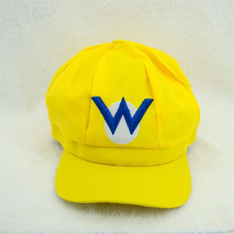 

Гра Super Mari Luigi Bros Cosplay Hat Cap Yoshi Wario Waluig Hats Carnival Halloween Party Хлопчики Дівчата Костюми Реквізит золотий
