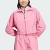 adidas Women's Woven Cropped Track Jacket Pink JJ3780