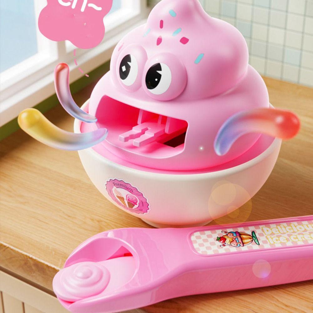 Simulation Ice cream Pudding Toy Food Feeding Play House Toys for Friend