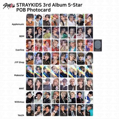 5-Sterne-POB-Fotokarte Applemusic Everline MMT Yes24 JYP Withmuu BDM MS
