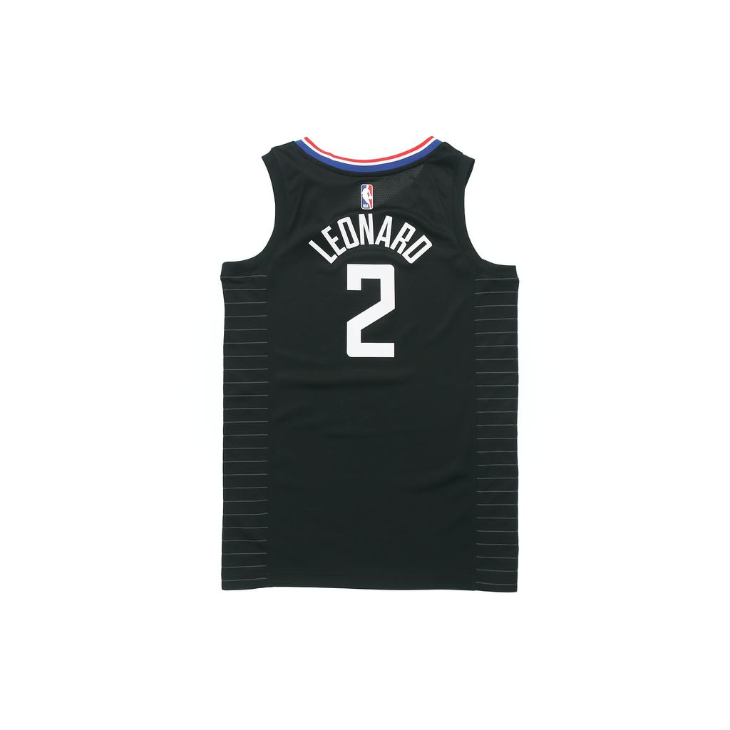 Air Jordan NBA Basketball Sports Jersey SW Fan Edition 20-21 Season Los Angeles Clippers Leonard 2 Black Men's CV9480-011