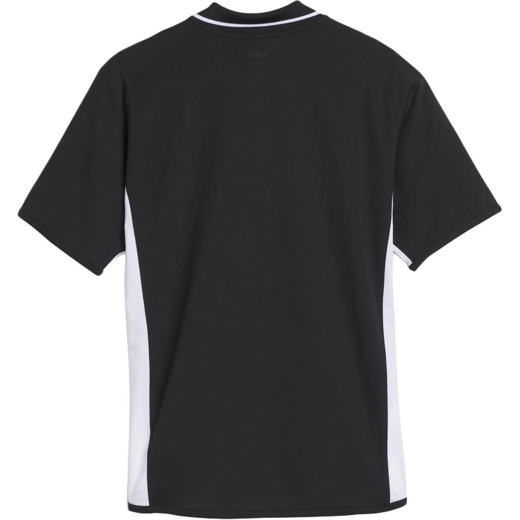 Adidas Originals X Jeremy Scott Skull Logo Printed Short Sleeve Football Jersey Unisex Jersey Black IA0099