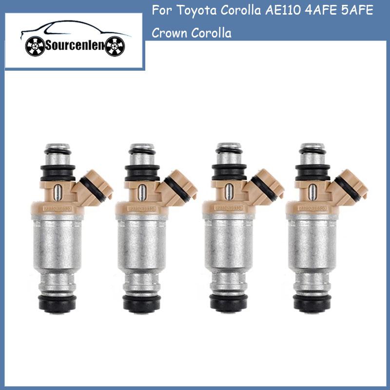 

4Pcs/Lot 23250-16150 Fuel Injector Nozzle For Toyota Corolla AE110 4AFE 5AFE Crown Corolla 4 Pcs