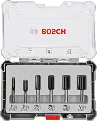 Set Of 6 Cutter Bits, 8Mm Handle - B 2607017466