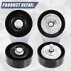 Drive Belt Idler Pulley Single  for BMW 545i 2004-2005
