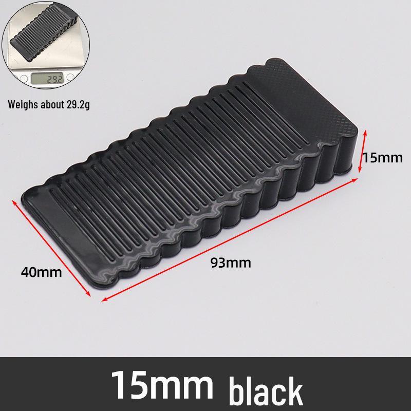 Windproof Non-Slip Door Stopper: Anti-Collision and Anti-Pinch Rubber Wedge