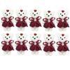 10pcs/set Plush Animal Mini Bear Flower Bouquet Foam Bear Cartoon Bouquet Doll  Girl Birthday Gift