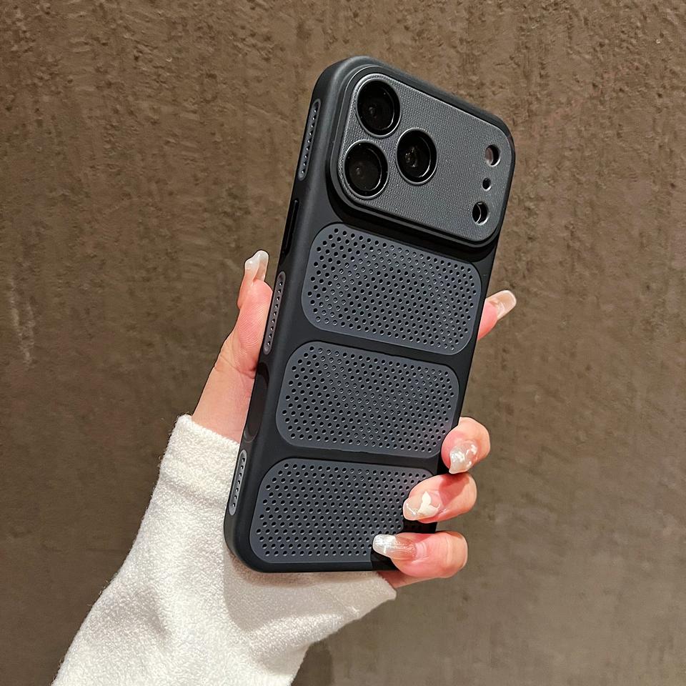 Heat Dissipation Magnetic Phone Case For For Iphone 17 12 13 14 1 16 17 Pro Max Plus Big Windows Shockproof Protector Cover