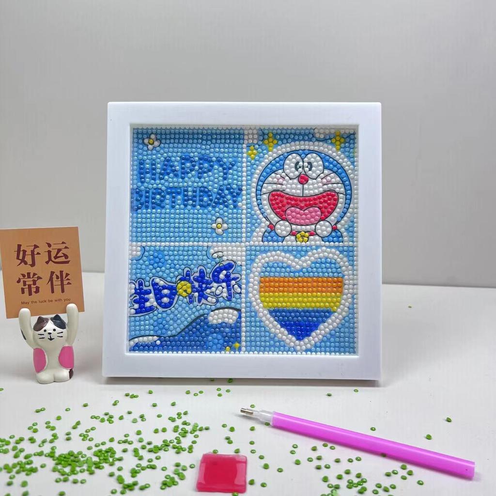 Children'S Diamond Painting Handmade Diy Masonry Painting Cartoon Diamond Sticker Bedroom Living Room Decorative Painting Photo Frame