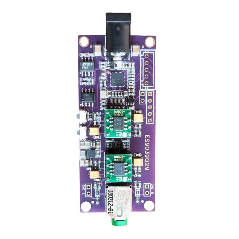 Advanced ES9039Q2M Circuit Board With I2S Link USB ES9039Q2M Decoding Module Excellent Sound Processing