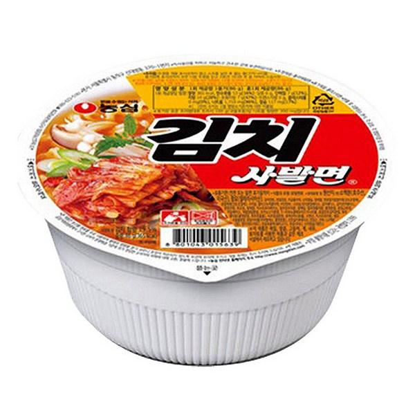 Nongshim Kimchi Bowl Noodles 86g, 6 pieces